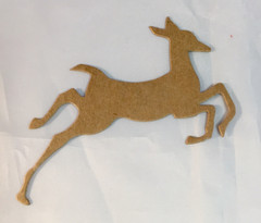 Tim Holtz Die Cuts * Reindeer Flight * Ten Sets * White or Kraft Cardstock