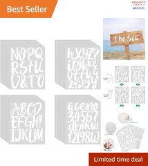 Comprehensive 576 Pcs Sticker Set Vinyl Alphabet Decals Back to School Supplies