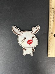 REINDEER Patch DIY Patch Iron On Badge Multicolored