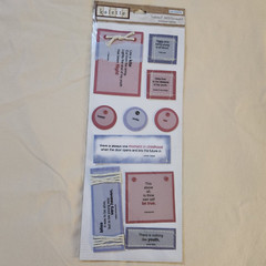 NEW Lot 4 Kolette Layered Sentiments 3D Seasons Boys Kids Little One Tags -C