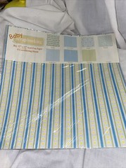 Brand New Baby ‘ (8) 12×12″ Coordinating￼ Sheets Sealed Package