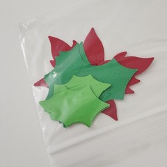 NEW Lot Deluxe Cuts Laser Cuts Die Cuts CHRISTMAS HOLIDAY Tree Holly Poinsettia