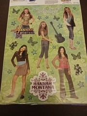 Lot Of 2 Packs Hannah Montana Sticker Sheets Brand New