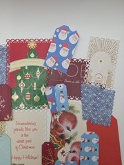 Christmas Lot Die Cut Tags & Shapes – Holiday Paper Ephemera Junk Journal Crafts