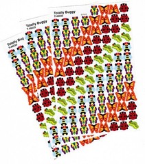 3 New sheets MINI Colorful Bugs Bee Butterfly Ladybug Scrapbook 300 Stickers!