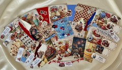 100 Pc Vintage Patriotic Americana Junk Journal Kit July 4th Ephemera Tags USA