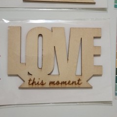 NEW Lot 9 Pkg Freckled Fawn Wood Veneer Words Natural LOVE SMILE 2023 2024 STORY