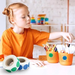 High-Quality 3000 PCS 3/4” Color Coding Stickers – Perfect for Organization