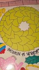 Vintage Sandylion Stickers Design A Wreath Maxi Sheet Activity Sheet