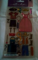 FREE SHIPPING Sticko Costume Party Epoxy Stickers Papercraft DIY Crafts