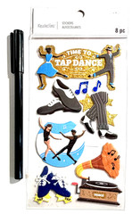 Tap Dance Stickers Scrapbooking Card Journal Planner Recollections