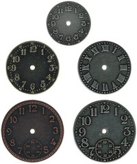 Metal Timepieces by Tim Holtz 1-1/4 inch, 1-1/2 1-3/4 Bronze