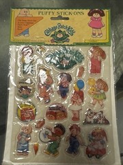 Cabbage Patch Kids Puffy Decal Stickers 1983 Sealed – Style 2