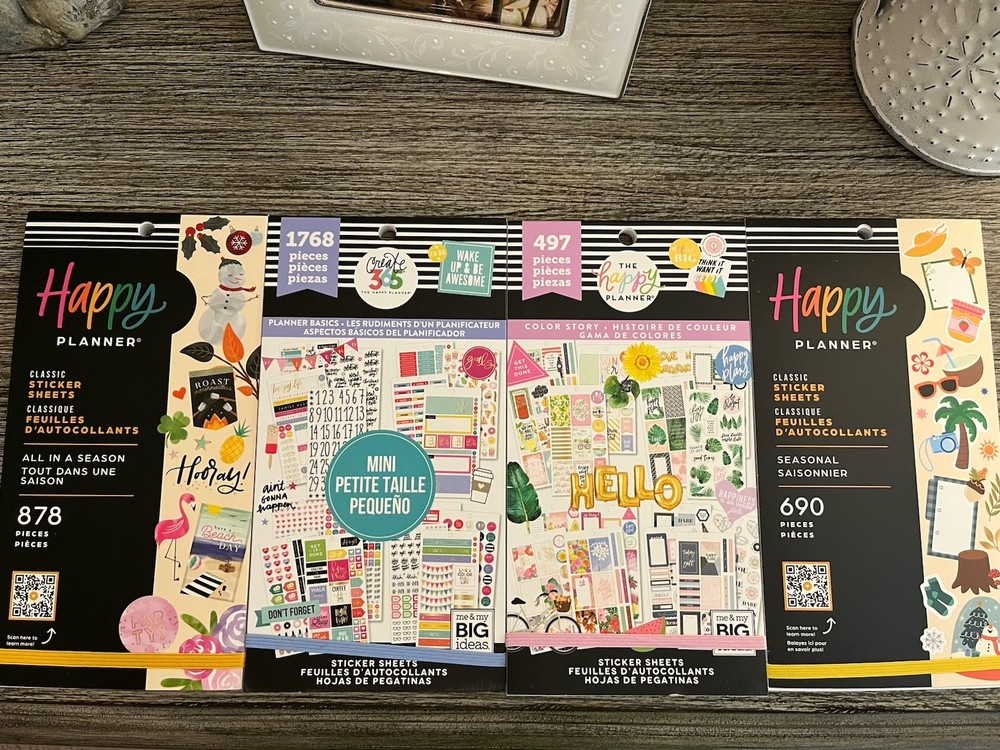 Lot Of 11 Happy Planner Sticker Books