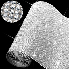 60750 Pieces Bling Rhinestone Sheet Crystal Self-Adhesive Diamond Sticker