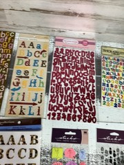 Scrapbook Stickers Letters And Quote Assortment Lot Of 15