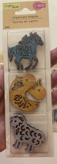 5 Packs Crafters Square Laser Cut Chipboard Shapes Assorted 6pcs Each Packet New
