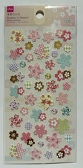 Japanese Sakura Puffy Stickers 2 Sheets Cherry Blossom Scrapbook ST-16