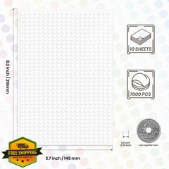 Meitaat 7000 PCS 1/4″ White Dot Stickers