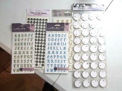 Deja Views alphabet Stickers & Adhesive Tags all New