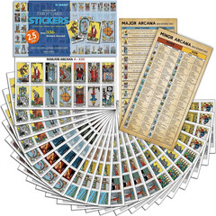 Tarot Stickers for Journaling – 336 PCS Mini Tarot Card Stickers for Beginners –