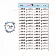 Gratitude Script Planner Stickers