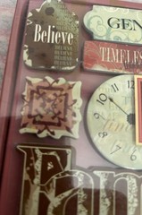 PORTAFOLI Chipboard Memory Accents Generations – Peach Stickers (New)