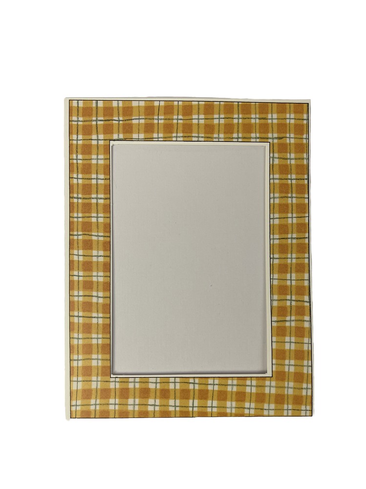 CAMPING OUT PLAID Die-Cut “Frame-Ups”Frame(1pc)Fall •Autumn•Orange•Halloween
