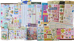 Huge Vintage 90s Scrapbook Embellishments Spring Easter Jolee’s Sticko Sandylion