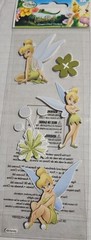 Disney Tinkerbell Dimensional Scrapbooking Stickers By EK Success