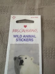 VTG 2003 Mrs Grossman’s Wild Animal Stickers Lot 9 NOS Horse Polar Bear