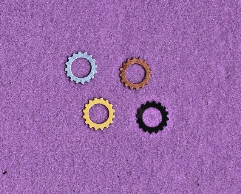 GEARS # 12 machine clock die cuts scrapbook cards
