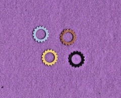 GEARS # 12 machine clock die cuts scrapbook cards