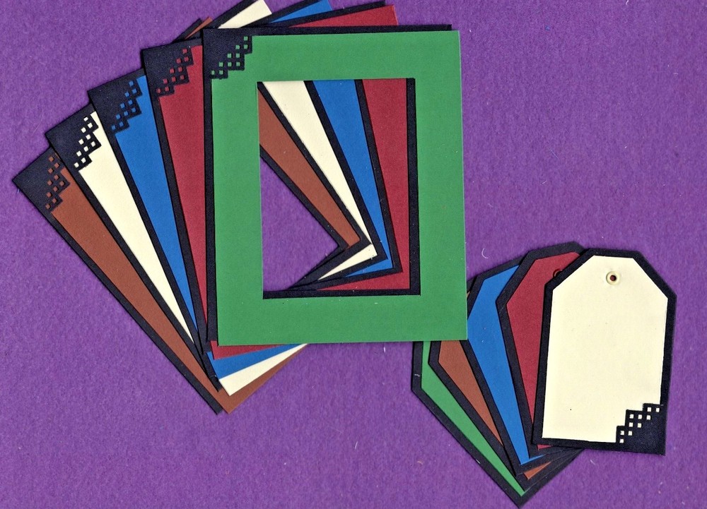 Frames and Tags 3 scrapbooking paper piecing scrapbook cards