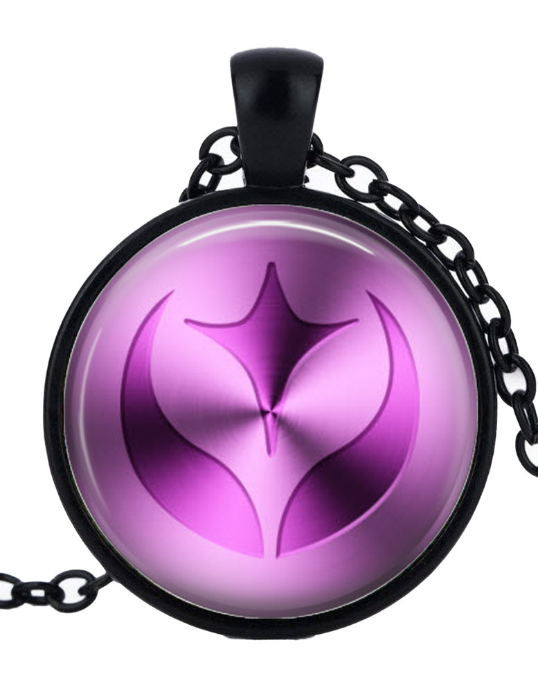 1 Fairy Black Bezel Necklace