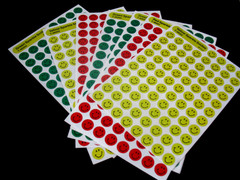 Trend Colorful Sparkle Smiles Sticker Sheets
