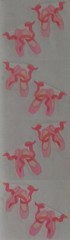 Mrs Grossman`s BALLET SLIPPERS PINK Stickers 1989 Vintage Shoes