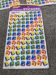TREND Happy Books superShapes Stickers, 800 Per Pack, 3 Packs