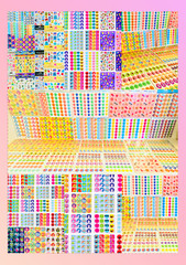 Love Heart Themed Set 999+ Stickers Scrapbooking DIY Cards Planners Teacher Kids