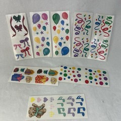 Vtg Creative Memories Sticker Lot School Camping Fall Valentines 40+ Sheets