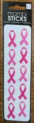 Lot Of 2 Little Occasion, Me & My Big Ideas BREAST CANCER PINK RIBBONS Awareness