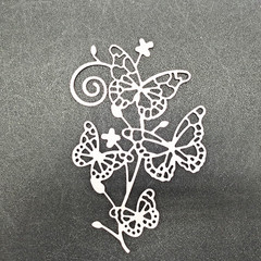 for Butterfly Metal Die Cuts Flower for Butterfly Lace Border Carbon Steel Cutti