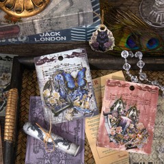 Gothic Castle PET Stickers Junk Journals Album Card Collage DIY Scrapbooking Art
