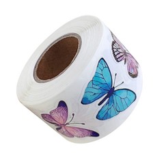 500Pcs Flower Butterfly Sticker For Kid Adult Craft Scrapbooking Packaging