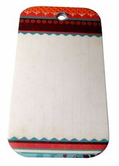 K & Company Happy Trails Tag Pad Scrapbook Journaling Craft K & Co 24 pieces