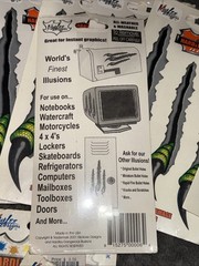 Lot Of 21 Packs Of Hardley Dangerous Sticker Sheets (*NEW OLD STOCK*)