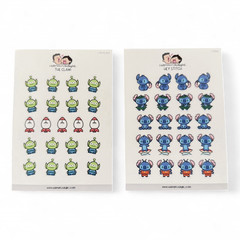 Hubman & Chubgirl Cartoon Planner Stickers, Stitch & The Claw