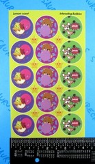 Horiechaly Lemon Scented Scratch & Sniff Interesting Bubbles Stickers