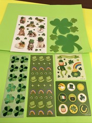 🍀 72 + SHAMROCK CLOVER ST PATRICK’S DAY STICKERS & Decals Green Irish Luck 🍀