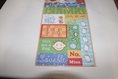 American Traditional Designs Playtime Pastels Embossed Sticker Collection Toys